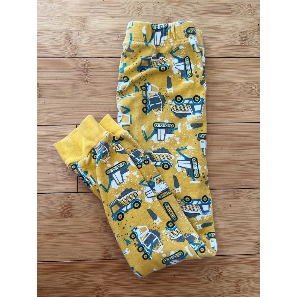 Toddler construction PJ pants